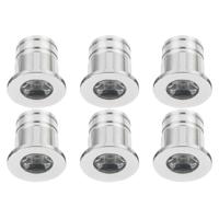 Velvalux LED Veranda Inbouwspots 6-Pack - 3W Warm Wit 3000K - Rond Ø31mm - thumbnail