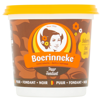Boerinneke Chocopasta Puur Fondant Suikervrij 400 g bij Jumbo