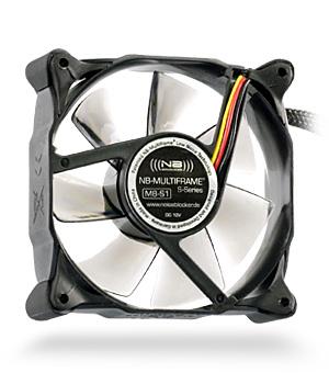 NoiseBlocker Multiframe M8-S1 PC-ventilator Zwart, Grijs (transparant) (b x h x d) 80 x 80 x 25 mm NoiseBlocker Multiframe M8-S1 PC-ventilator Zwart, Grijs (transparant) (b x h x d) 80 x 80 x 25 mm