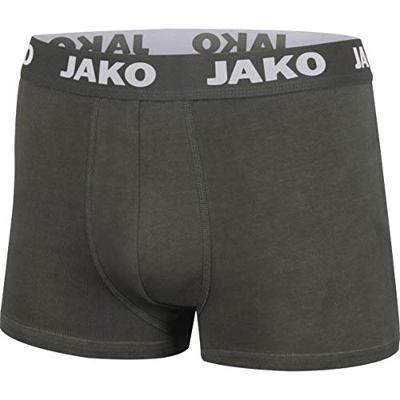 JAKO 6204 Boxershort Basic - 2-Pack - Antraciet - XXL