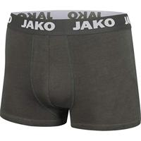 JAKO 6204 Boxershort Basic - 2-Pack - Antraciet - XXL - thumbnail
