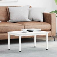 Salontafel Wit 60 x 50 x 36 cm Massief grenenhout - thumbnail