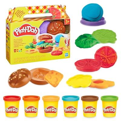 Play-Doh grillplezier - 6 kleipotjes
