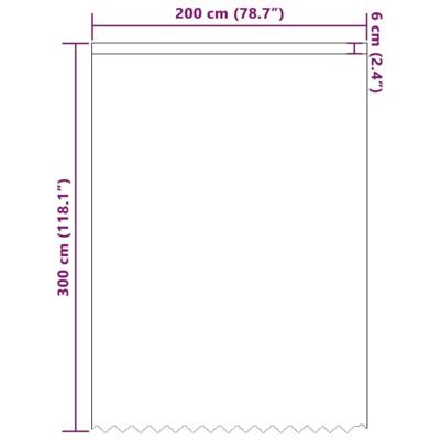 VidaXL Kantgordijn met gordijnen bloemen wit 300 x 200 cm polyester VidaXL Kantgordijn met gordijnen bloemen wit 300 x 200 cm polyester