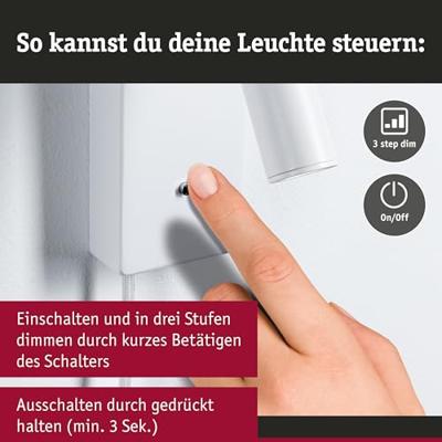 Paulmann Hulda 71108 Wandlamp 2.5 W LED Wit (mat) Paulmann Hulda 71108 Wandlamp 2.5 W LED Wit (mat)