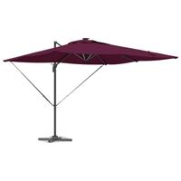 Parasol Bordeauxrood 286 x 285 x 270 cm Aluminium - thumbnail