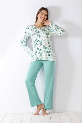 Warme bladeren dames pyjama Hajo