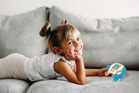 LEXIBOOK - Frans/Engels tweetalige educatieve console - Met 2,8 inch LCD-scherm - oranje/blauw -JCG100DPi1 - thumbnail