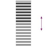 VidaXL Zebra rolgordijn 75x200 cm stofbreedte 70,9 cm zwart - thumbnail