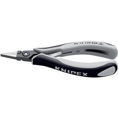 Knipex 34 12 130 ESD Platte tang ESD Recht Chroom-vanadium kogellagerstaal 135 mm Knipex 34 12 130 ESD Platte tang ESD Recht Chroom-vanadium kogellagerstaal 135 mm