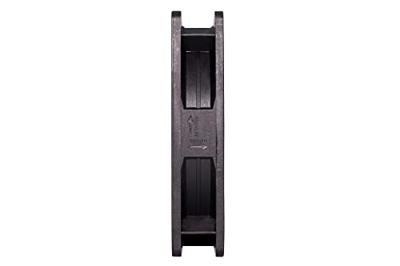 Xilence XPF120.R PC-ventilator Zwart, Rood (b x h x d) 120 x 25 x 120 mm