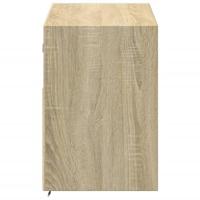 Tv-wandmeubel met LED-verlichting 100x31x45 cm sonoma eiken - thumbnail