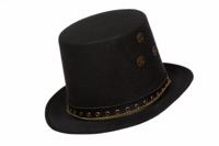 Hoed steampunk tandwielen - thumbnail