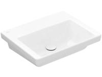 Wastafel Villeroy & Boch Subway 3.0 Met CeramicPlus Zonder Kraangat Zonder Overloop 55x44x16.5 cm Wit Alpin - thumbnail