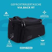 CONTEC bagagedragertas "via.back rt" ct pannier bag via.back rt black - thumbnail