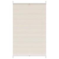 VidaXL Plissé rolgordijn 70x150cm creme - thumbnail