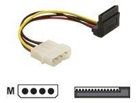 Delock 60104 Kabel Voeding SATA HDD > 4-pins male - haaks - thumbnail
