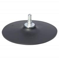 Wolfcraft Steunschijf | Rubber | 6mm schacht | Ø125mm | 1 stuk - 2020000 - thumbnail