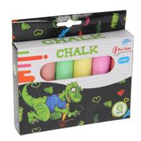 Toi Toys Chalk stoepkrijt 6 in doosje - thumbnail