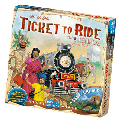 Asmodee ticket to ride india bordspel