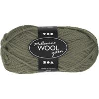 Creativ Company Melbourne wolgaren, l: 92 m, donkergroen, 50 gr/ 1 bol - thumbnail