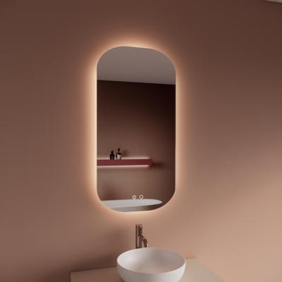 Spiegel BWS Nora 40x100 cm Spiegelverwarming en Rondom Indirect LED-verlichting