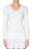 Dames thermo shirt Lange mouw - Thermo ondergoed dames - Diepe hals - Thermisch - thumbnail