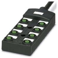 Phoenix Contact SACB-8/16-L- 5,0PUR SCO P 1452725 Passieve sensor/actorbox M12-verdeler met kunststof schroefdraad 1 stuk(s) - thumbnail