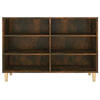 Dressoir 103,5x35x70 cm spaanplaat gerookt eikenkleurig - thumbnail