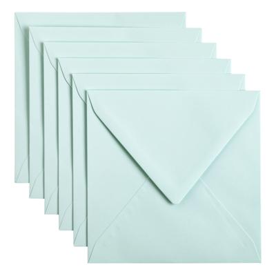 Envelop Papicolor 140x140mm zeegroen pak à 6 stuks Envelop Papicolor 140x140mm zeegroen pak à 6 stuks