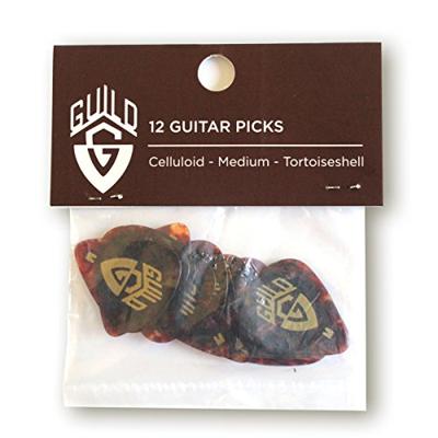 Guild Celluloid Picks medium plectrums (12-pack)