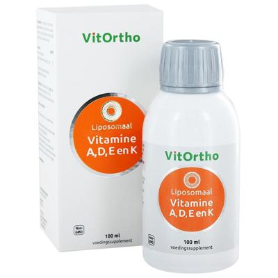 Vitamine A D E en K liposomaal 100 Milliliter