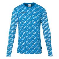 Uhlsport Progressive Keepersshirt Blauw Wit - thumbnail