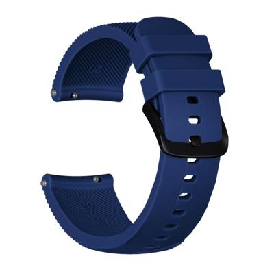Crazy Horse textuur siliconen polsband voor Huami Amazfit bip Lite versie 20mm (donkerblauw)
