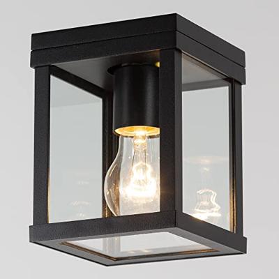 Buitenplafondlamp industriële Jersey Zwart Buitenplafondlamp industriële Jersey Zwart