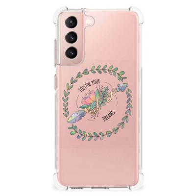 Samsung Galaxy S21 FE Stevig | Bumper Hoesje | Boho Dreams Samsung Galaxy S21 FE Stevig | Bumper Hoesje | Boho Dreams