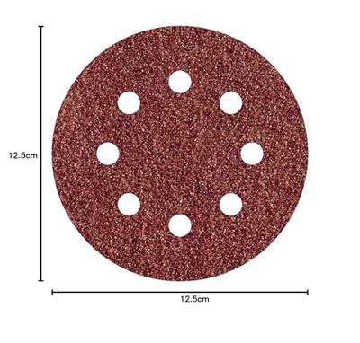 Wolfcraft Hechtschuurschijven | K120 | Geperforeerd | Ø125mm | 5 stuks - 2251000