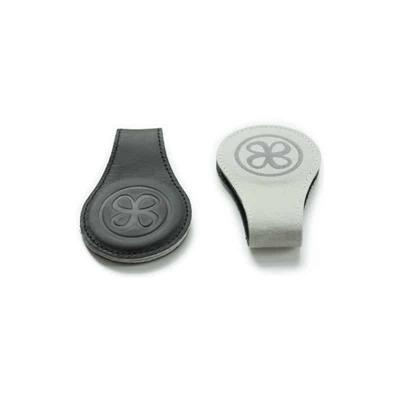 Cloby leren clips zwart Cloby leren clips zwart