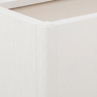 VidaXL Plantenbak met latwerk 80x36x140 cm polypropeen wit - thumbnail