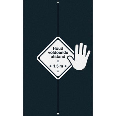 Kangaro deurmat afstand houden 90x150cm Kangaro deurmat afstand houden 90x150cm