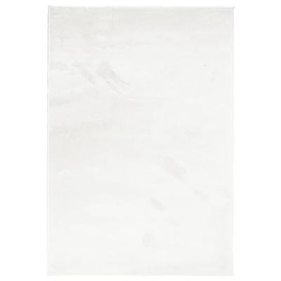 VidaXL Vloerkleed oviedo laagpolig 140x200 cm crèmekleurig
