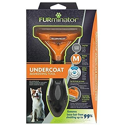 FURminator Undercoat DeShedding Tool hond lang haar M FURminator Undercoat DeShedding Tool hond lang haar M