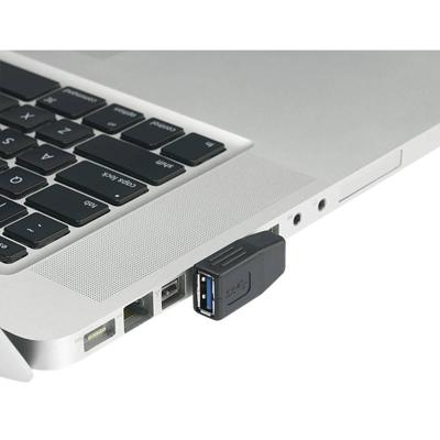 USB 3.2 Gen 1 (USB 3.0) Adapter [1x USB 3.2 Gen 1 stekker A (USB 3.0) - 1x USB 3.2 Gen 1 bus A (USB 3.0)] Vänstersvängd