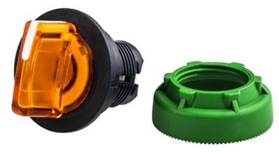 Schneider Electric ZB5FK1553 ZB5FK1553 Frontelement voor lichtschakelaar Draaischakelaar 3 x +/- 45 ° Draai-ontgrendeling 1 stuk(s)