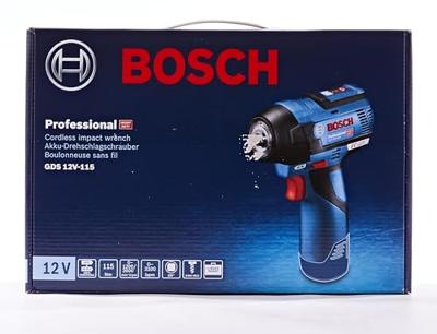 Bosch Blauw GDS 12V-115 Professional Accudraaislagmoeraanzetter SOLO | zonder accu&apos;s en lader - 06019E0101 - thumbnail