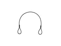 Eurolite Steel Rope (SC) 400x3mm black safety kabel - thumbnail