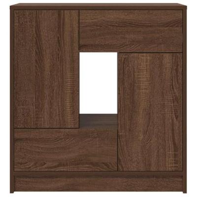 Dressoir met lades en deuren 70,5x34x74,5 cm bruin eiken