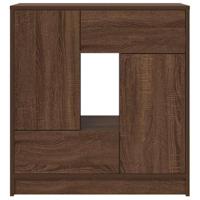 Dressoir met lades en deuren 70,5x34x74,5 cm bruin eiken - thumbnail