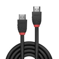 LINDY 36770 HDMI-kabel HDMI Aansluitkabel HDMI-A-stekker 0.50 m Zwart 8K UHD - thumbnail