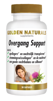 Golden Naturals Overgang support 30 Capsules